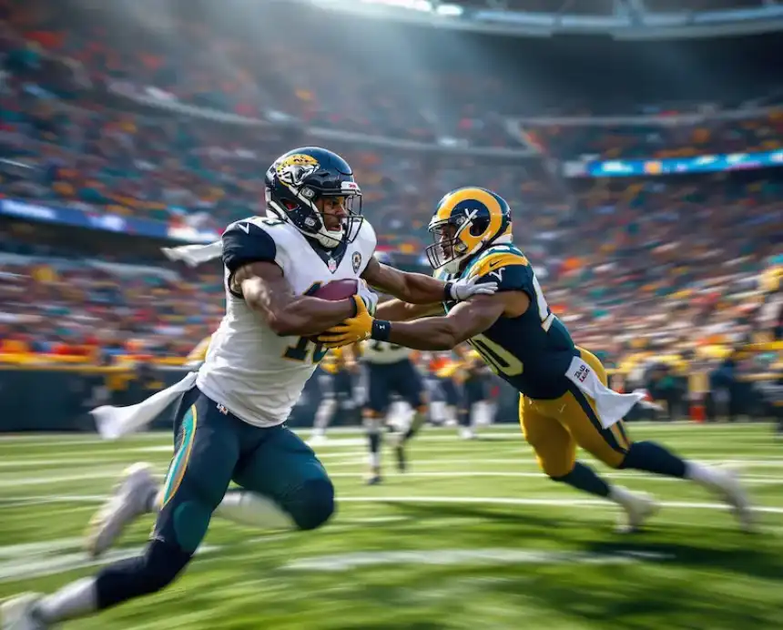 NFL v Londýně: Jacksonville Jaguars - Los Angeles Rams