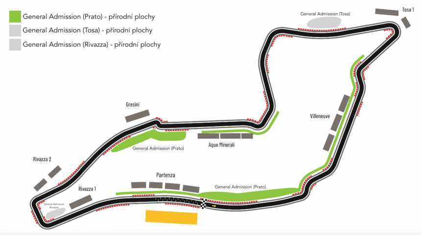 F1 - Velká cena Itálie 2024 (Imola 17.5. - 20.5) - odlet z Prahy