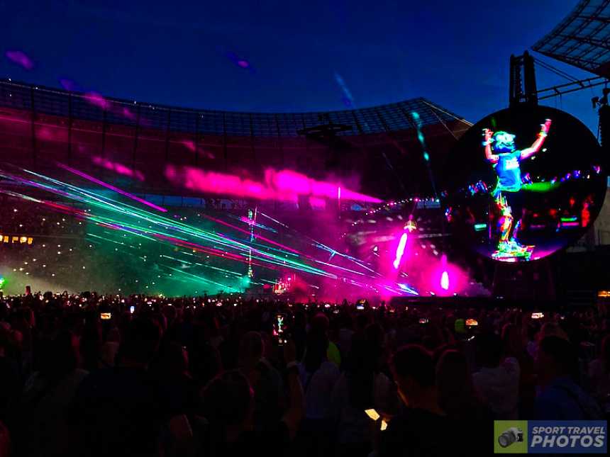 Koncert Coldplay v Mnichově 17.8. 2024