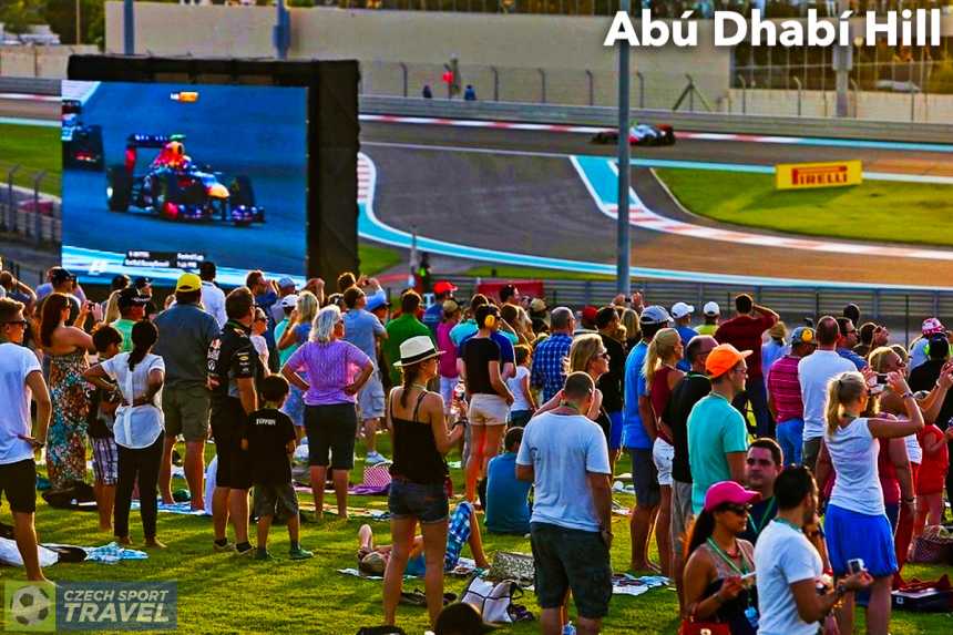 F1 - Velká cena Abú Dhabí 2024 - odlet z Vídně