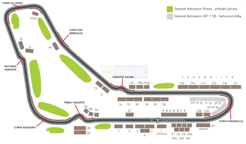 VIP F1 - Velká cena Itálie - Monza 2026