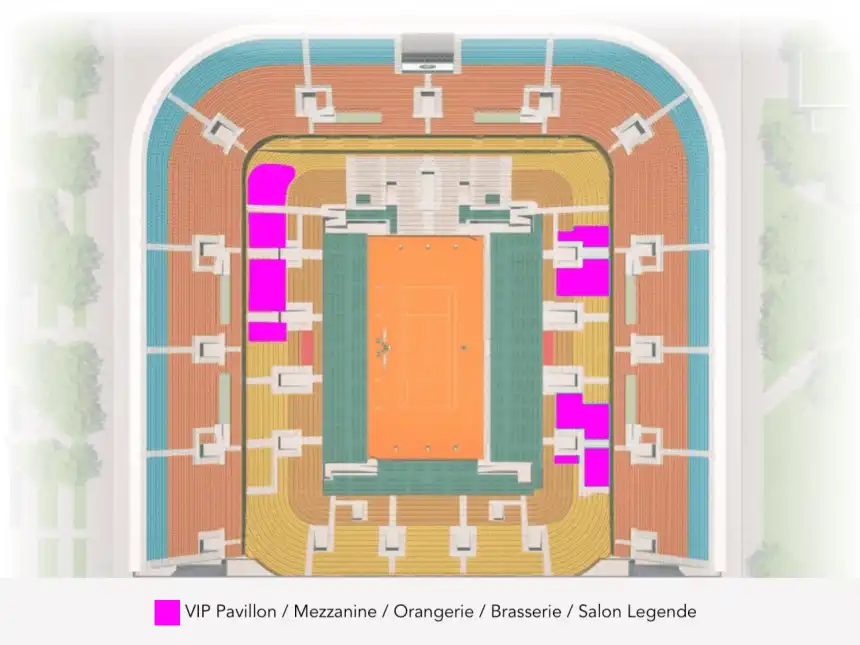 VIP Roland-Garros 2025 - 1. den | 1. kolo - celodenní session