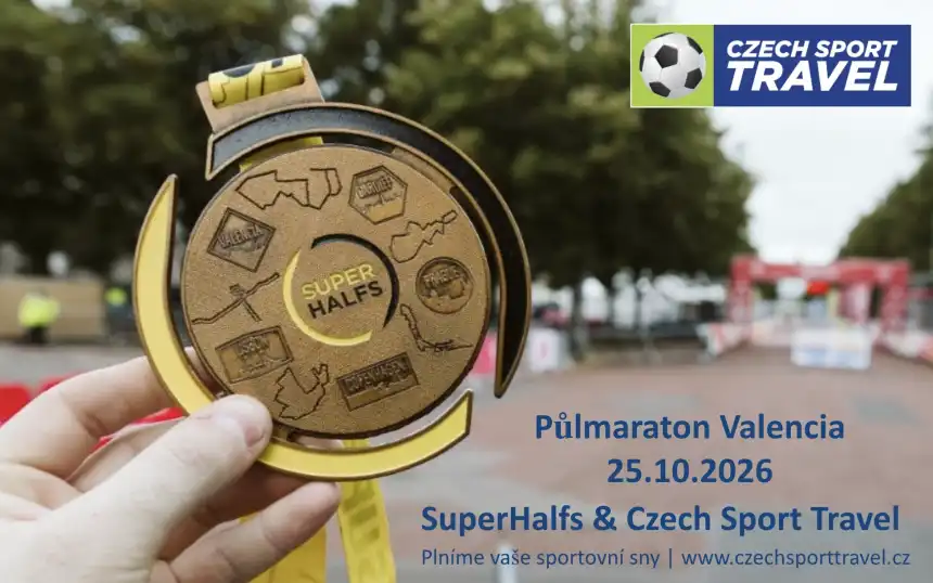 Balíček hotel + registrace na půlmaraton - SuperHalfs ve Valencii 2026