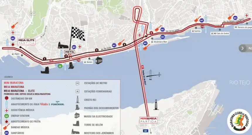 Hotel & startovné na půlmaraton - SuperHalfs v Lisabonu 2026