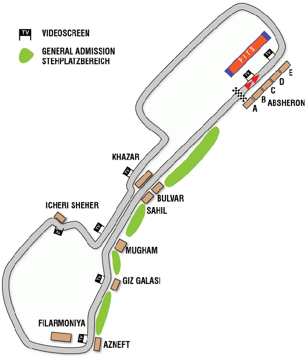 VIP F1 - Velká cena Ázerbajdžánu 2024