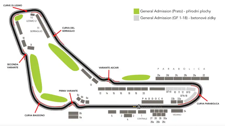 F1 - Velká cena Itálie - Monza 2025 - sobota