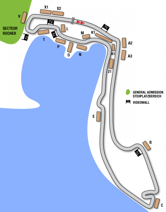 F1 - Velká cena Monaka 2023 - letecky