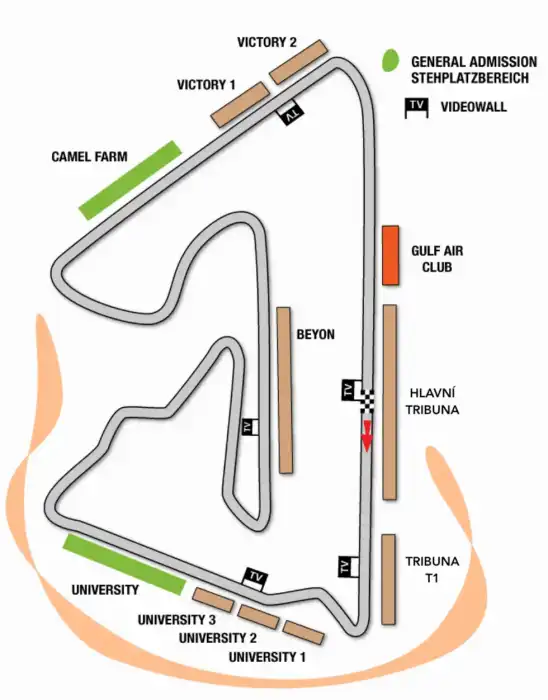 F1 - Velká cena Bahrajnu 2025 - odlet z Prahy