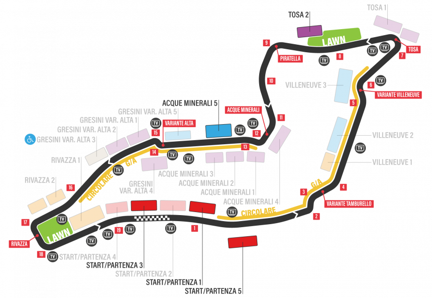 VIP F1 - Velká cena Itálie (Emilia-Romagna) - Imola 2025