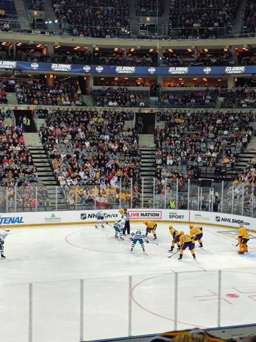 NHL v Praze: New Jersey Devils - Buffalo Sabres (1. zápas)