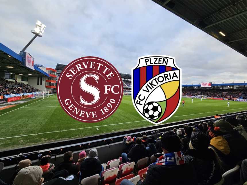 Servette Ženeva - Viktoria Plzeň - letecky