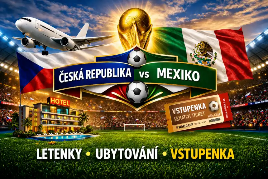 MS ve fotbale: Česko - Mexiko | odlet z Prahy