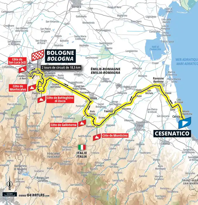 Tour de France 2024 - Grand Depart | úvodní 2 etapy - lety z/do Vídně