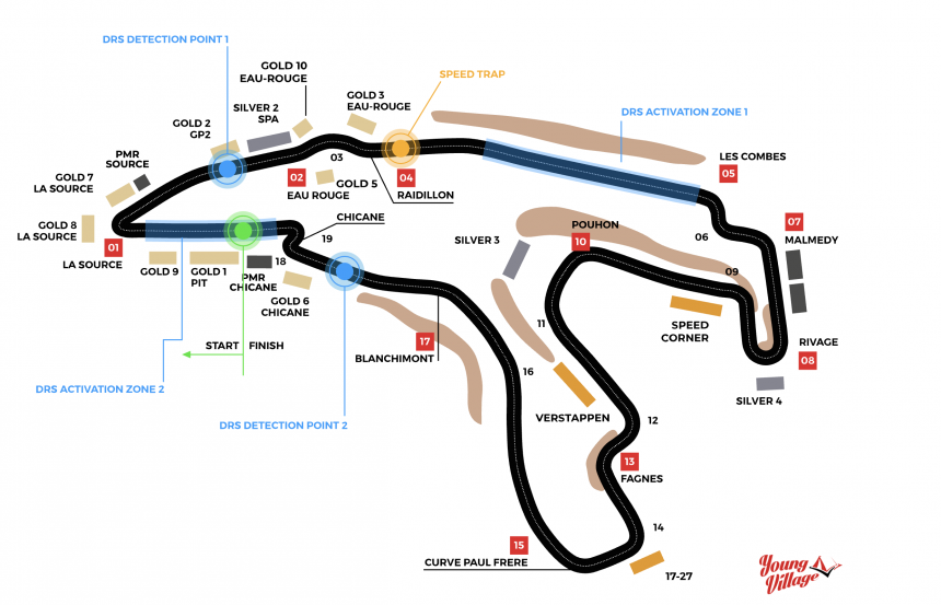 VIP vstupenky na F1 - Velká cena Belgie 2023