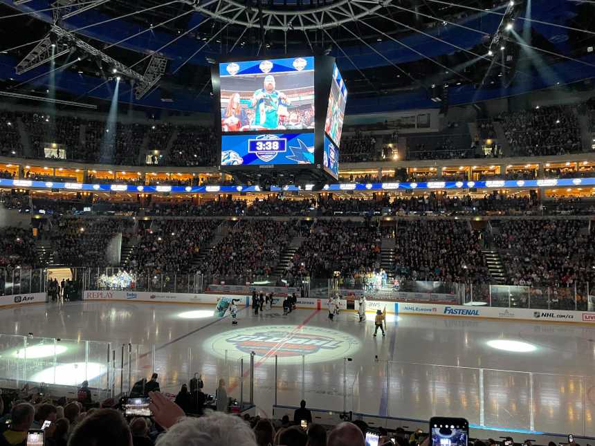 NHL v Praze: New Jersey Devils - Buffalo Sabres (1. zápas)