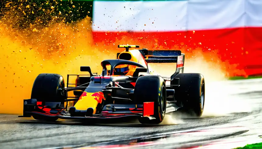 F1 - Velká cena Rakouska 2025 - hlavní závod - Verstappen BUS