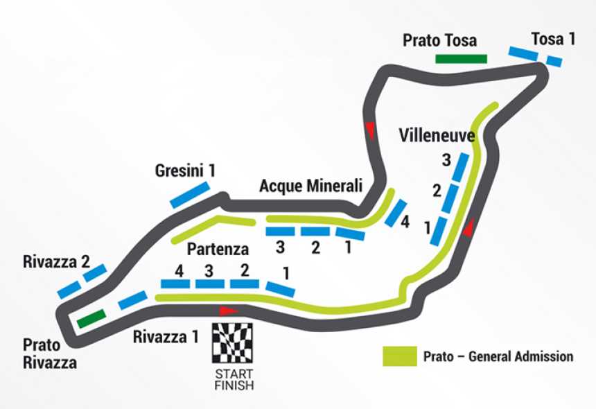 Vstupenky na F1 - Velká cena Itálie (Emilia-Romagna) - Imola 2023