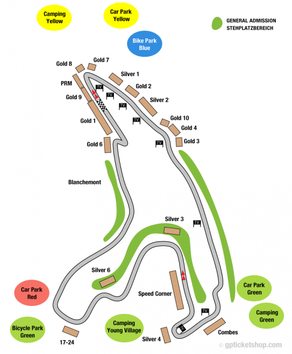 Vstupenky na F1 - Velká cena Belgie 2023