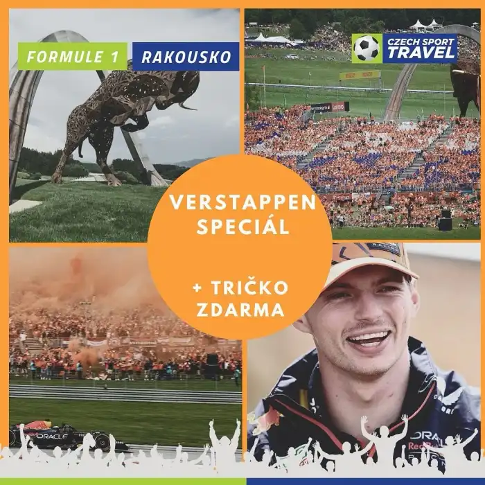 F1 - Velká cena Rakouska 2025 - hlavní závod - Verstappen BUS